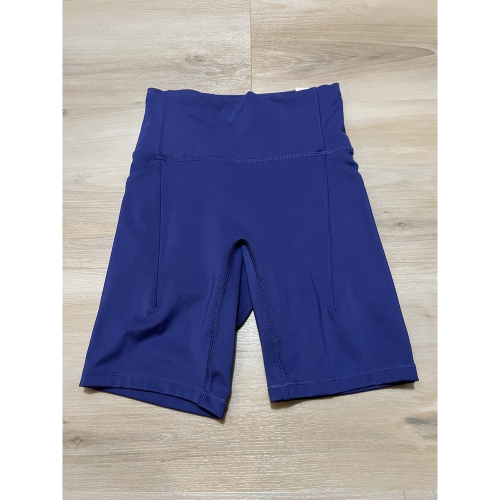 DSG Activate High-Rise Bike Shorts Women's Size XS Indigo Blue Purple